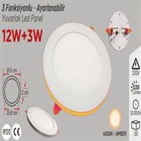 12W.S.A.YUVARLAK 3 FONK. 4000K 1